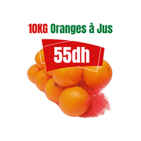 Sac de 10 kg d'Oranges à Jus - Maroc